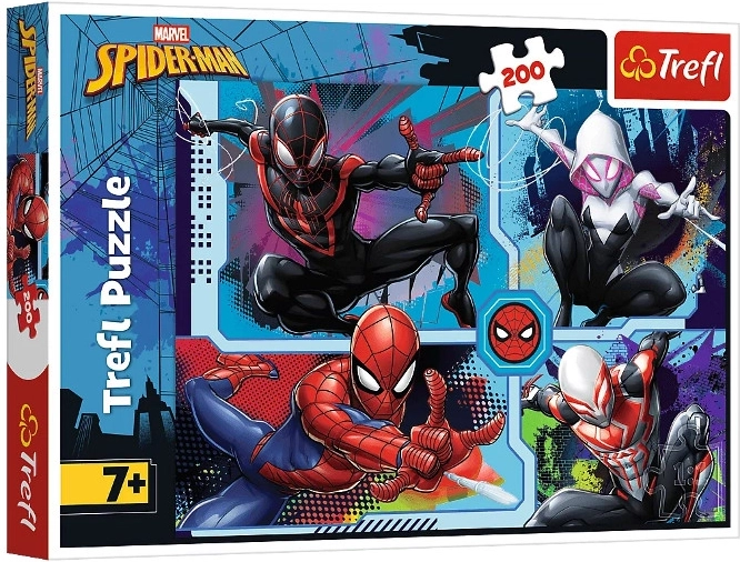 Пъзел Spider-Man: Паяжинни загадки 200 части