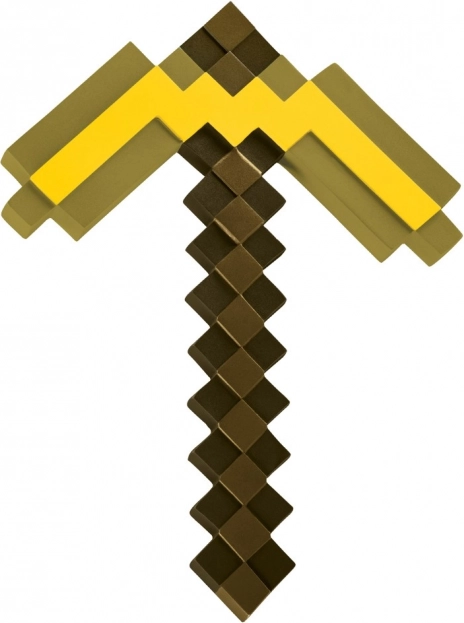 Gold Pickaxe MINECRAFT – plastic replica