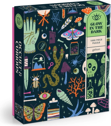 Galison Glow-in-the-Dark Puzzle Occult and Strange, 1000 Pieces