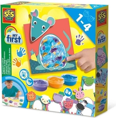 SES Creative My First животни – рисуване с пръсти