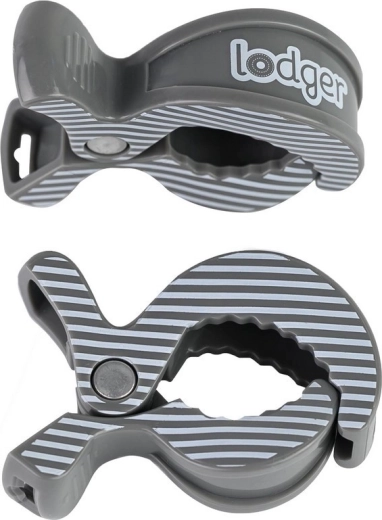 Клипсове за пелена Lodger Swaddle Clip Carbon Stripe – 2 броя