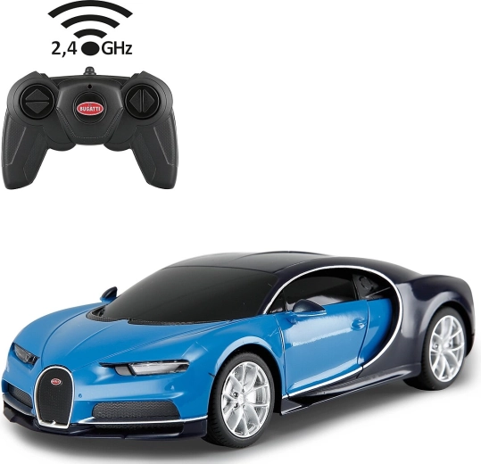 Jamara Bugatti Chiron RC кола 1:24 2,4 GHz синя - 1 брой