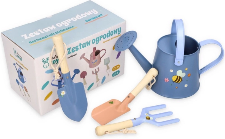 Adam Toys blue garden tool set