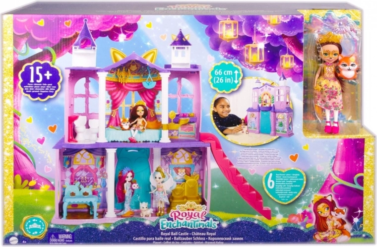 Enchantimals кралски дворец – игрови комплект с кукла и лисица