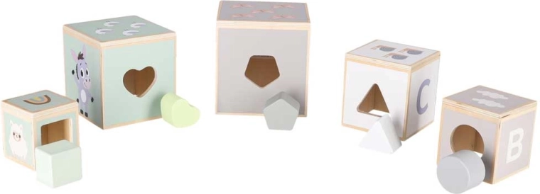 Shape sorter for smart play