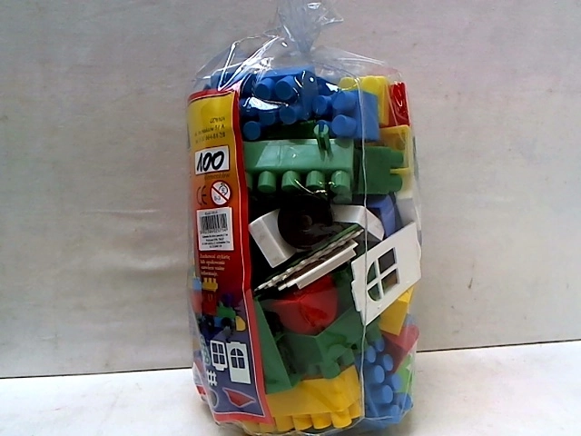 Plastic building blocks (100 pieces)