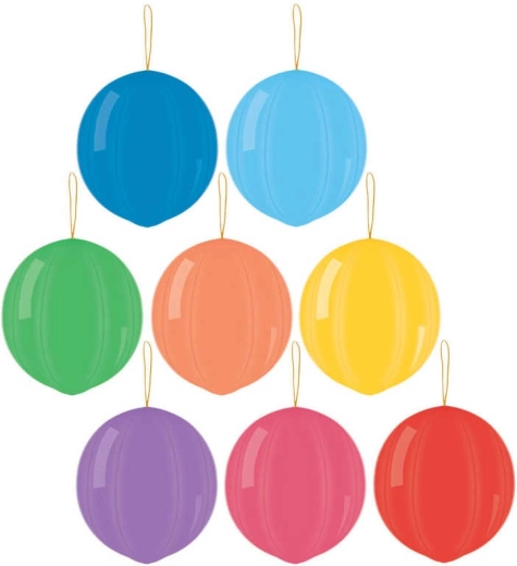 Gemar inflatable punch ball balloon, pastel, with elastic band 45 cm - 1 piece