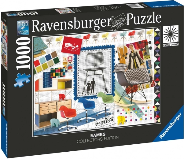 Пъзел Ravensburger Eames Design класически столове 1000 части