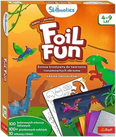 Skillmatics Foil Fun Dinosaur Landscape – creative foil art kit