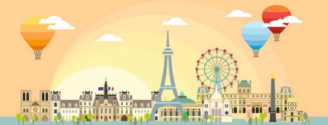 Panoramic Puzzle 1000 Pieces – PARIS by Ravensburger
