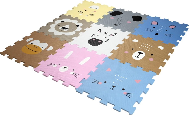 9 large pieces with animal motifs
