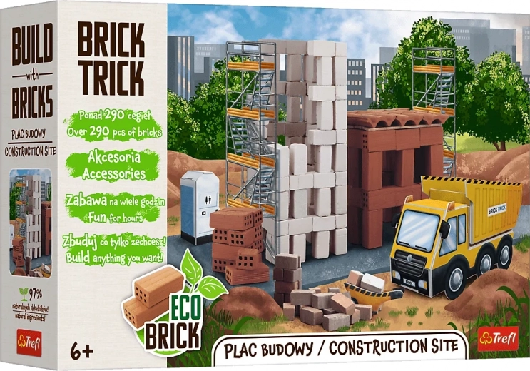 Trefl Brick Trick Construction Site XL building set 290 pieces