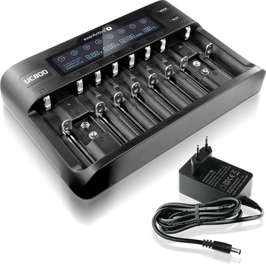 Universal battery charger for Li-ion, Li-HV, LiFePO4 and Ni-MH