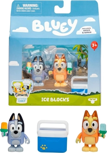 Bluey – комплект фигурки 2‑пакет Сладолед