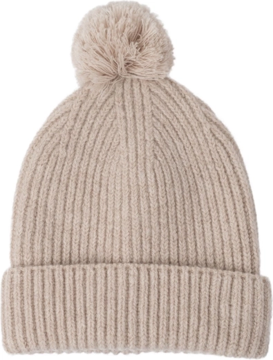 Lodger merino hat beige (3–6 months) - 1 piece