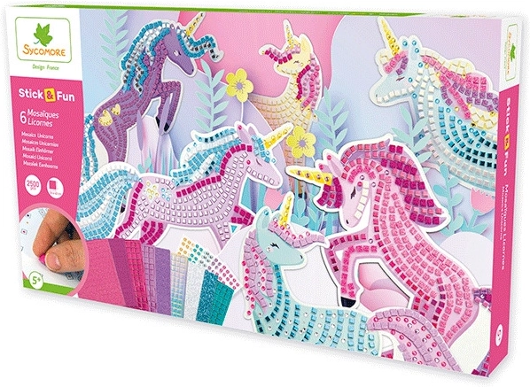 Stick & Fun XXL Creative Mosaic Set – Unicorns