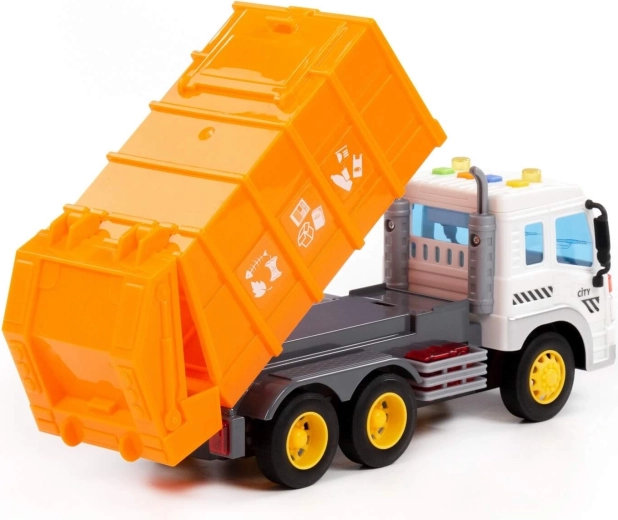 Tilting container