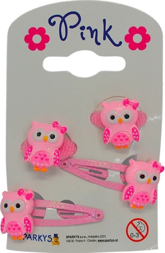 Colorful hair ties and clips for kids Sparkys – creative accessory-making set
