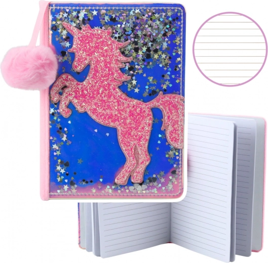 Unicorn Confetti Holographic Notebook A5, 80 Sheets