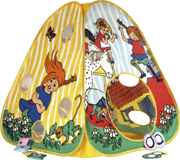 Детска pop-up палатка Pippi с 3 игри в 1 - 1 бр.