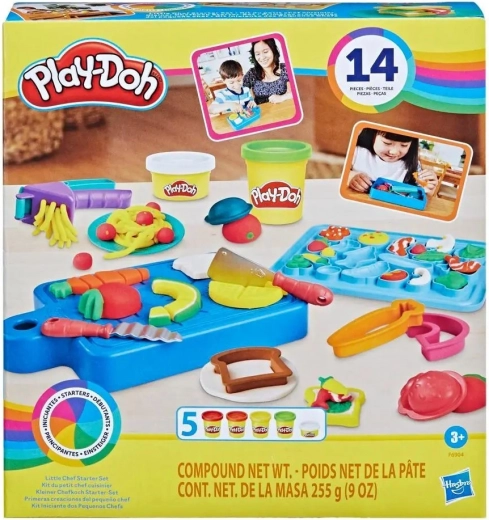 Play-Doh Стартов комплект Малък Готвач и Учене на Рязане