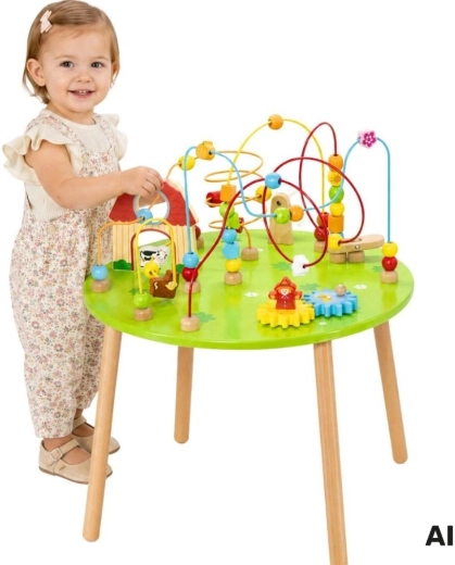 Viga wooden educational sensory activity table XXL Montessori