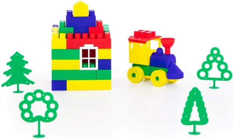 Easy building thanks to large pieces