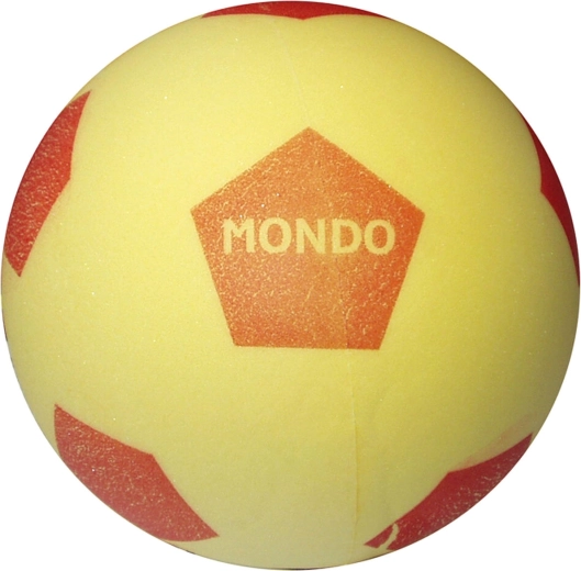 Mondo soft foam soccer ball, yellow, 20 cm