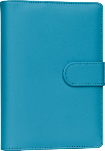 Notique refill – weekly ring-bound planner 2027 with replaceable sheets, turquoise 12.5 × 19 cm