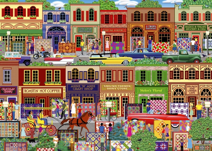 Пъзел Alipson Patchwork festival, 1000 части