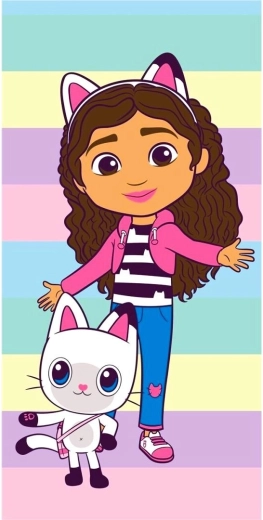 Плажна кърпа Gabby’s Dollhouse