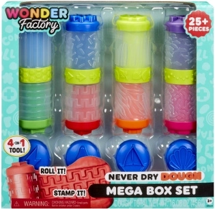 Wonder Factory non-drying dough and moldable sand mega creative set