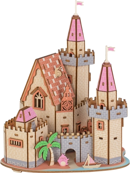 Wooden 3D Puzzle – Beach Castle WOODCRAFT