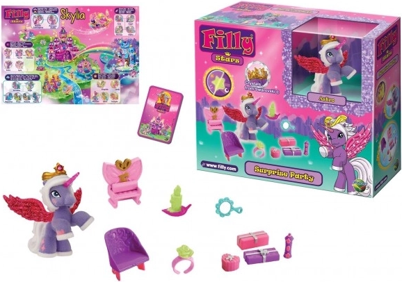 Filly Stars glitter set – plush pony and accessories
