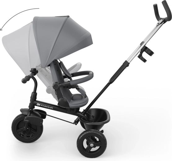 360° CLICK & TWIST seat and reclining position