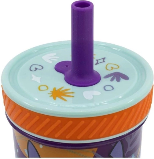 Silicone straw for comfortable drinking