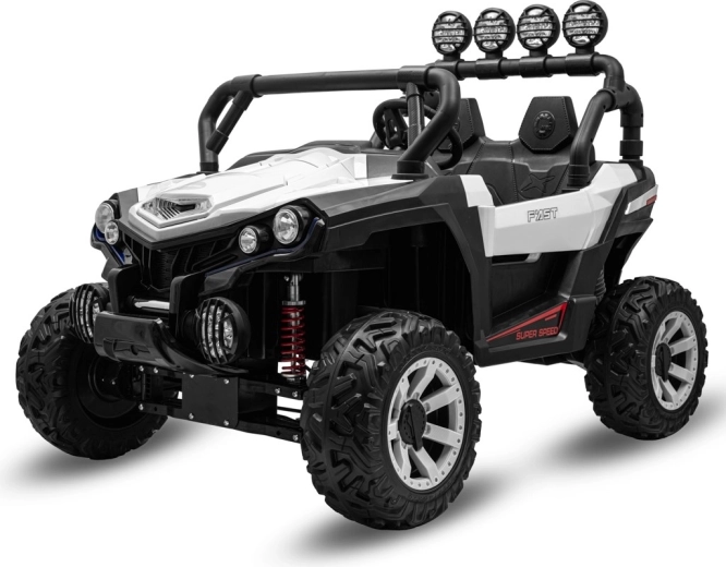 Electric ride-on buggy Baby Mix Road 4x4 – white