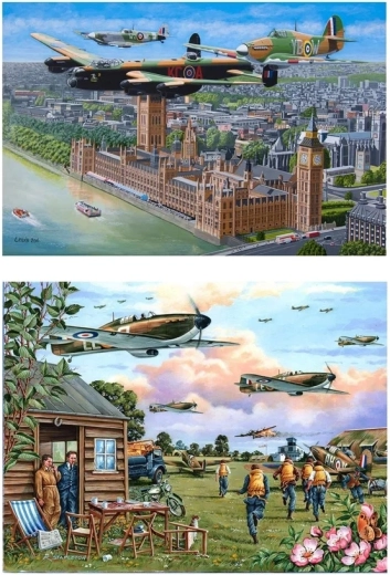 Sky Patrol Puzzle with 2 Designs and Large Pieces - 2 pcs