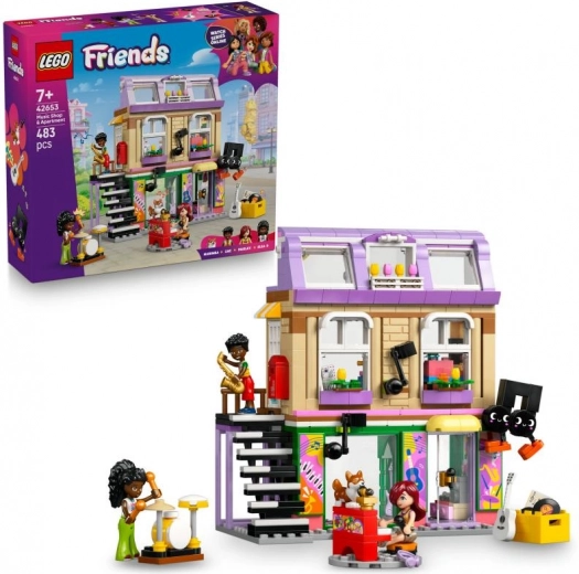 LEGO Friends 42653 Музикален магазин и апартамент