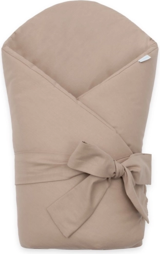 NEW BABY baby swaddle wrap 80 × 80 cm cappuccino