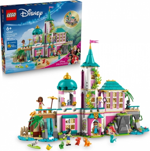 LEGO® | Disney 43267 Замъкът на принцесите и кралските домашни любимци