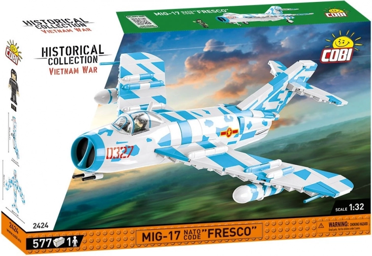 Конструктор самолет MIG-17 Fresco – историческа колекция Vietnam War 1:32 (577 части)