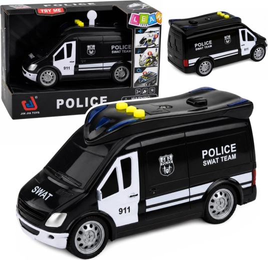 SWAT police van with lights and sounds 1:32 - 1 piece