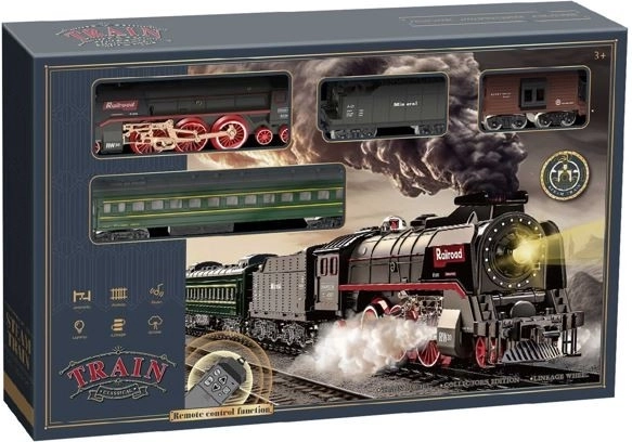 Battery-powered train set light sound
