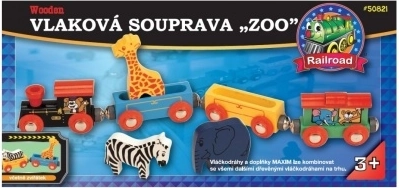 MAXIM Zoo Animal Train Set