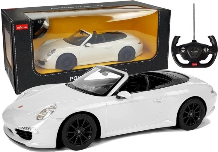 RC Car Porsche 911 Carrera S Rastar 1:12 – White