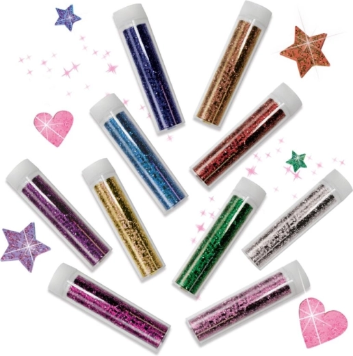 10 intense glitter colors