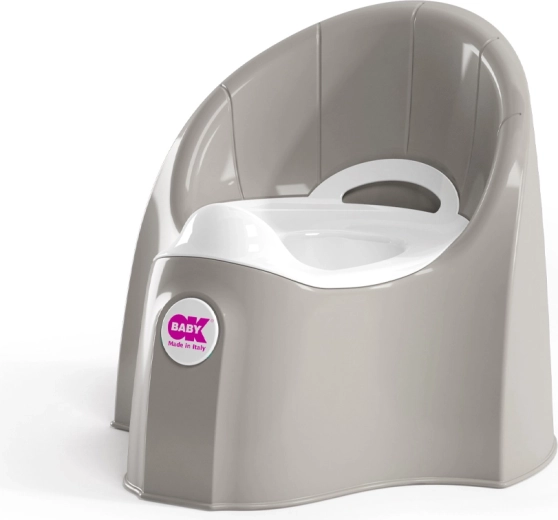 Ok Baby ergonomic potty Pasha with removable insert, grey