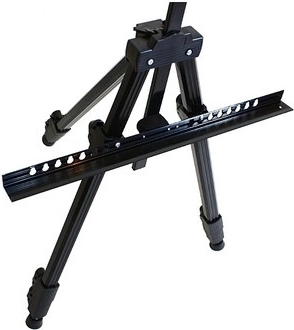 Adjustable height and canvas clamp