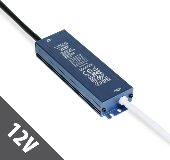 Stabilized switching power supply 12 V DC 60 W 5 A IP67
